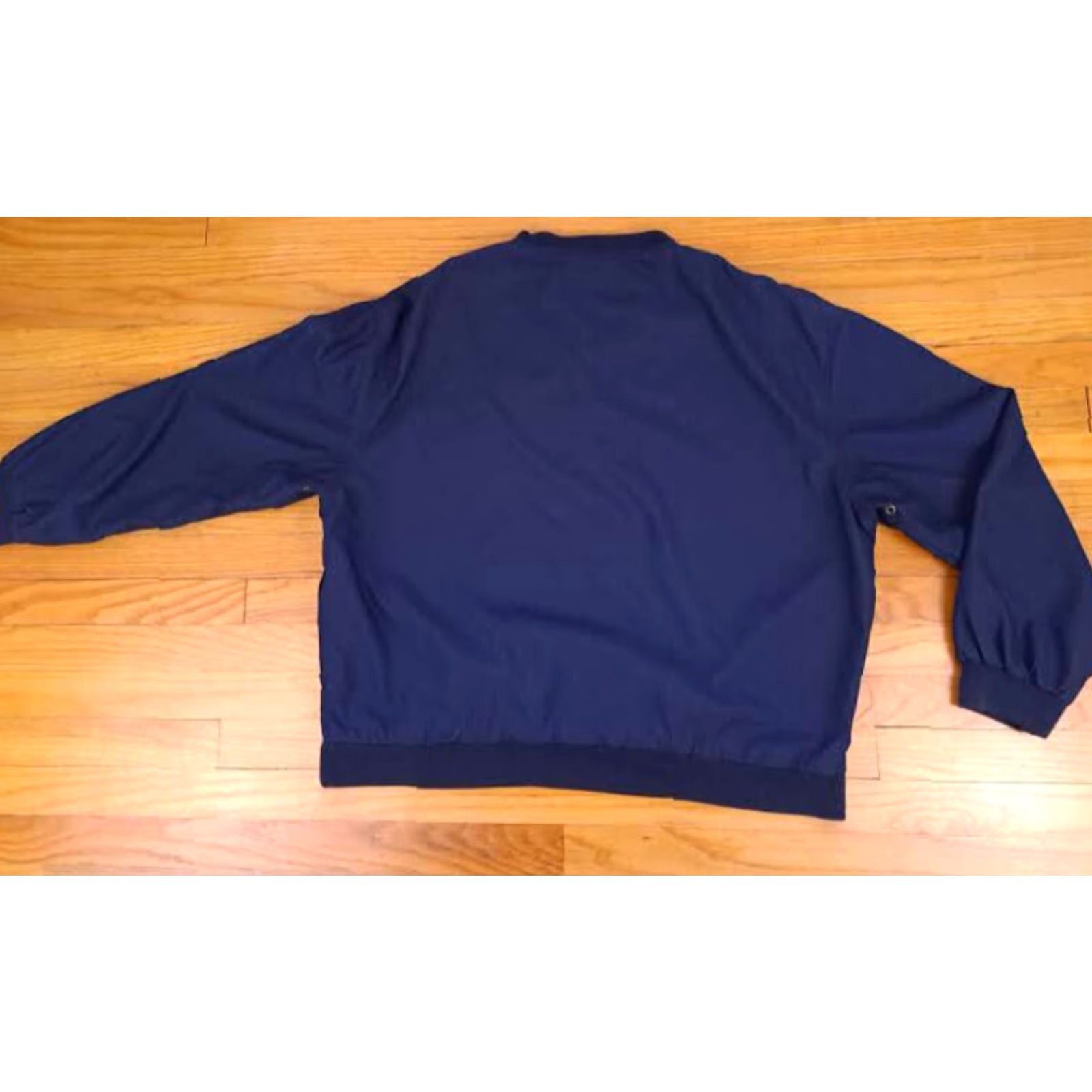 Vintage Detroit Tigers Pullover Windbreaker Jacket Crown Club XL Blue 90s Golf Men Size US XL / EU 56 / 4 - 5 Thumbnail