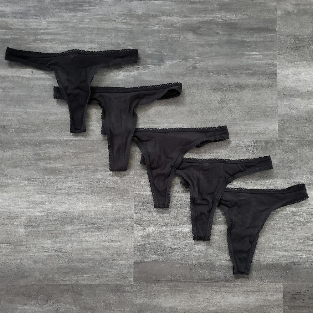 Designer Black Classic VS Mesh Detailed Panty Size ONE SIZE - 1 Thumbnail