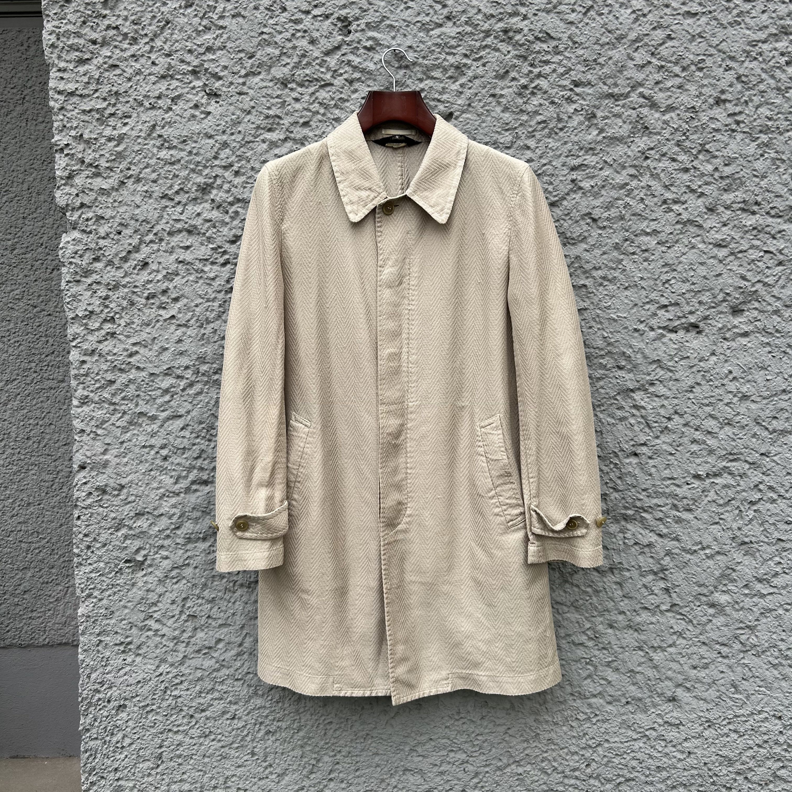 Comme des Garcons CDG Homme Plus Light Gold Overcoat S/S08 Coat Jacket Size US L / EU 52-54 / 3 - 1 Thumbnail