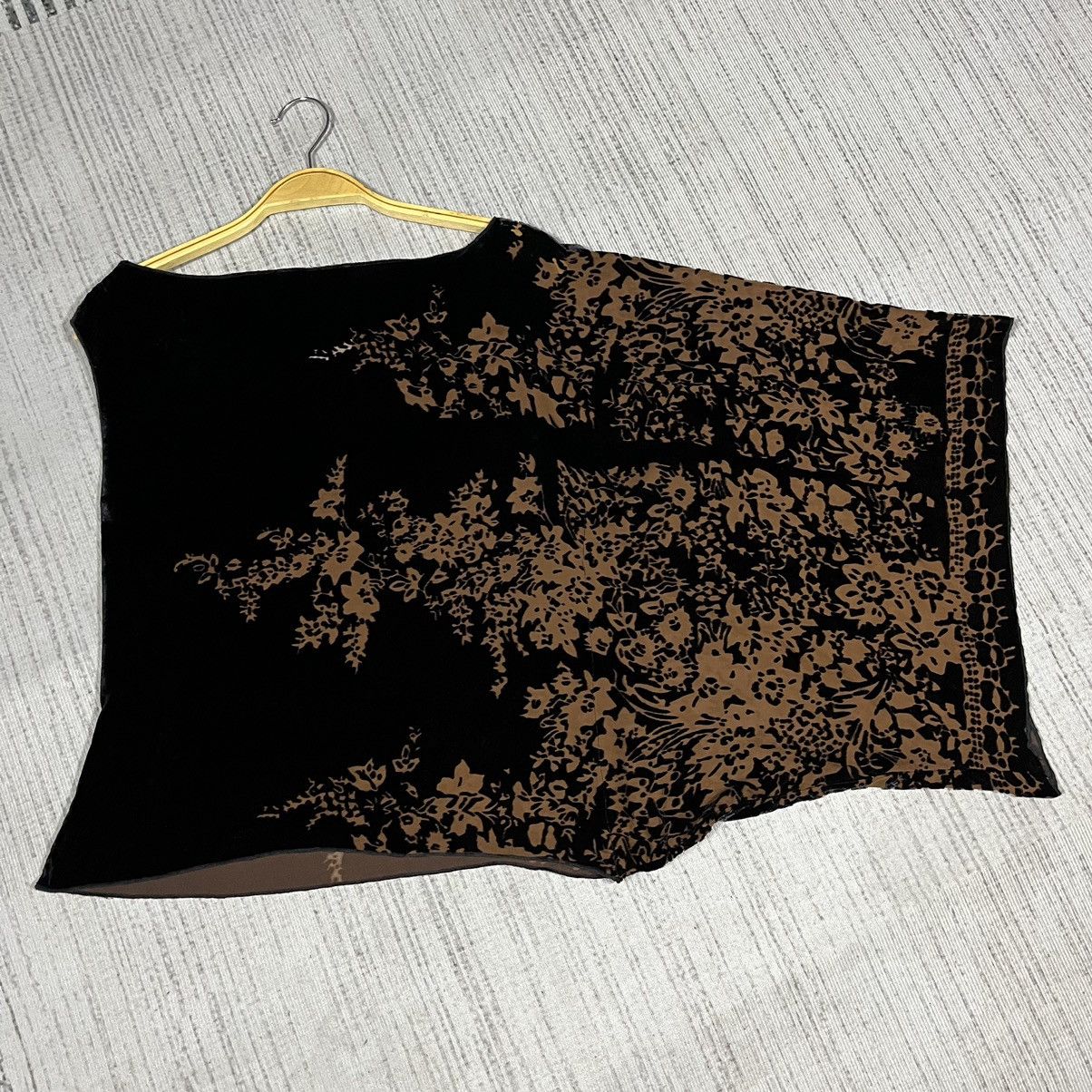 Japanese Brand × Le Grande Bleu (L.G.B.) × Morgan Homme Vintage Morgan De Toi Velvet Tank top Size S / US 4 / IT 40 - 10 Thumbnail