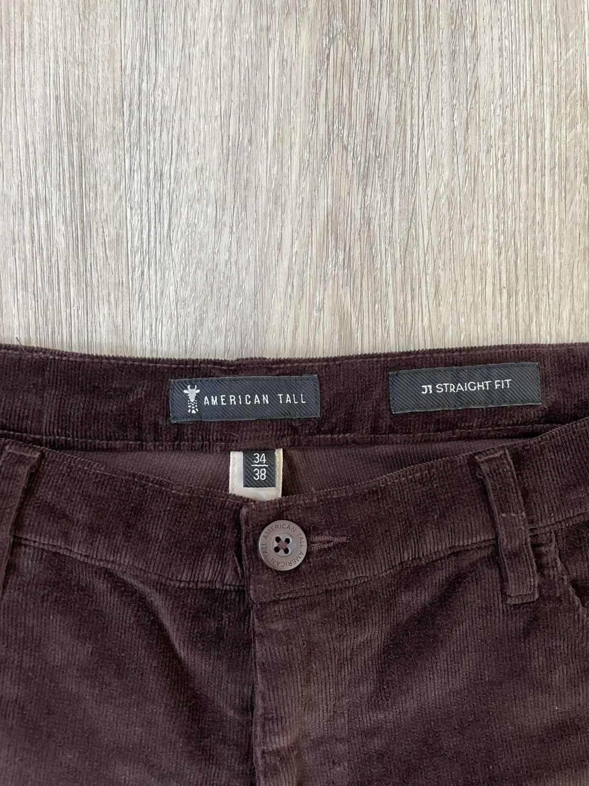 Designer American Tall Brand Corduroy Pants Size US 34 / EU 50 - 2 Thumbnail