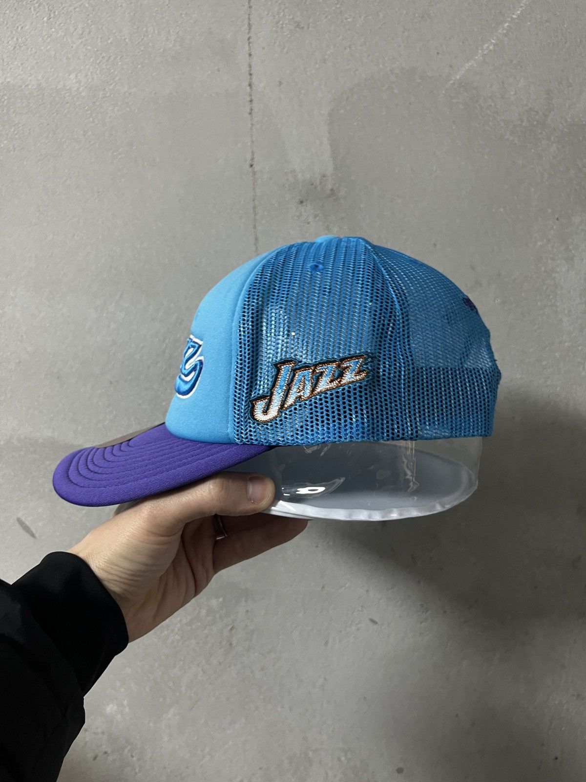 Mitchell & Ness × NBA Rare Mitchell Ness MN Utah Jazz Truck Snapback Adjustable Hat Size ONE SIZE - 5 Thumbnail