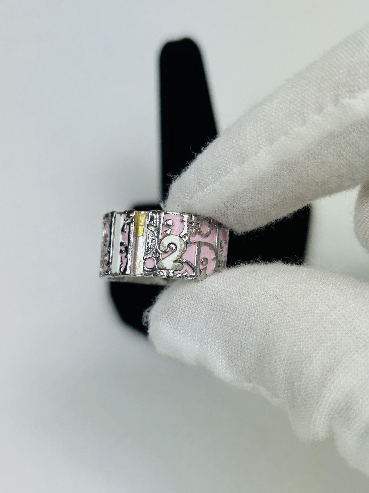 Dior Dior Pink Trotter 2 Ring Size 7 Size ONE SIZE - 3 Thumbnail