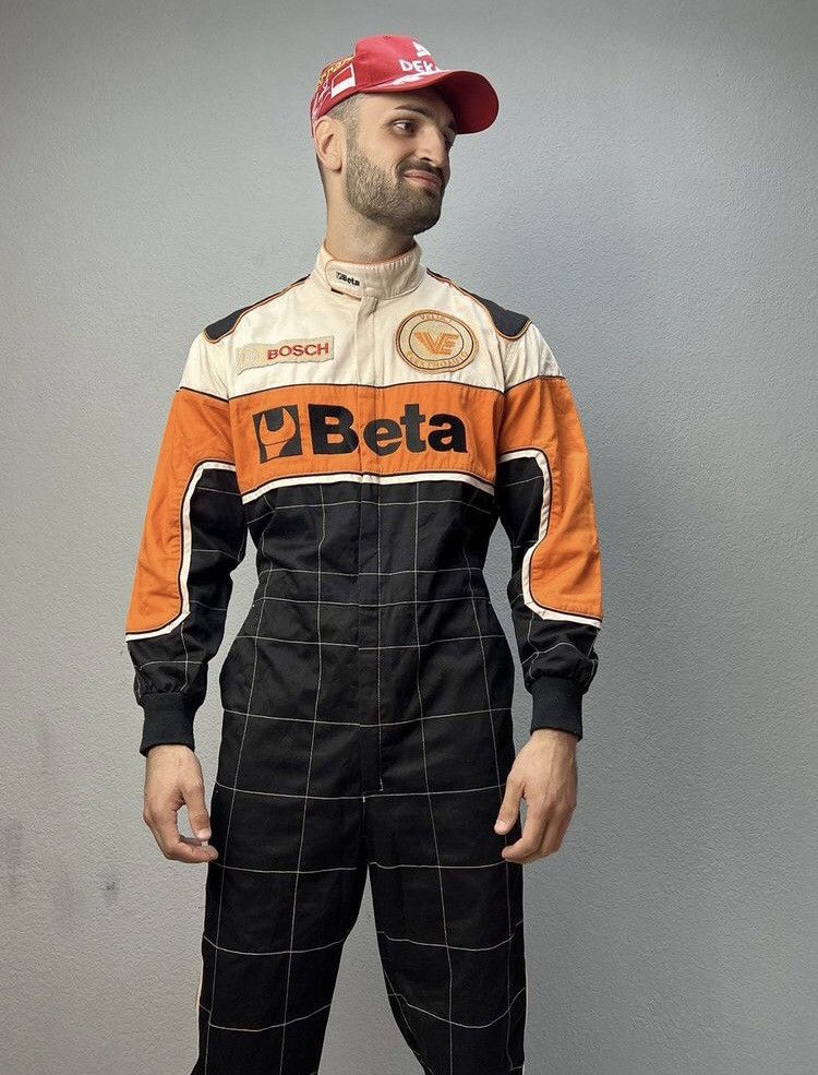 Japanese Brand × Vintage Racing Overalls Honda Toyota Suits F-1 Beta Vintage Y2K Size 34S - 4 Thumbnail