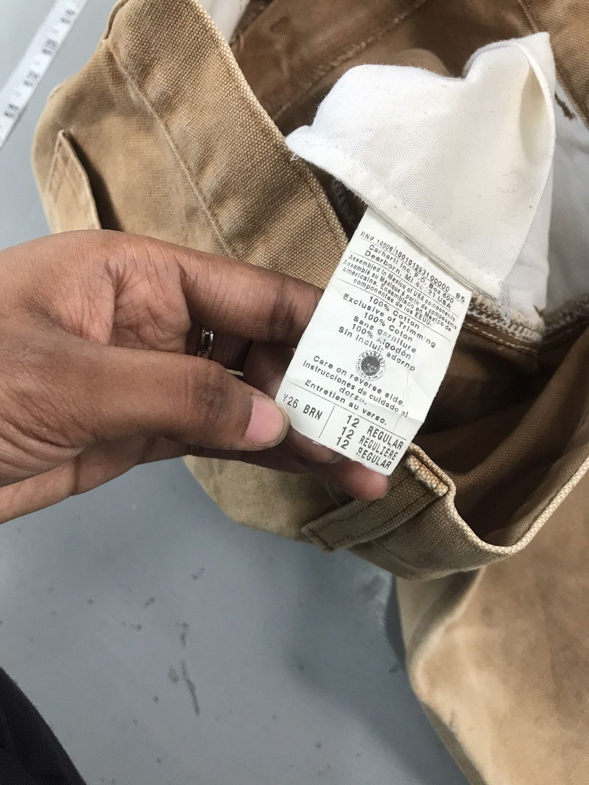Carhartt × Vintage Vintage Carhartt Y26 BRN carpenter denim Size 26" / US 2 / IT 38 - 7 Thumbnail