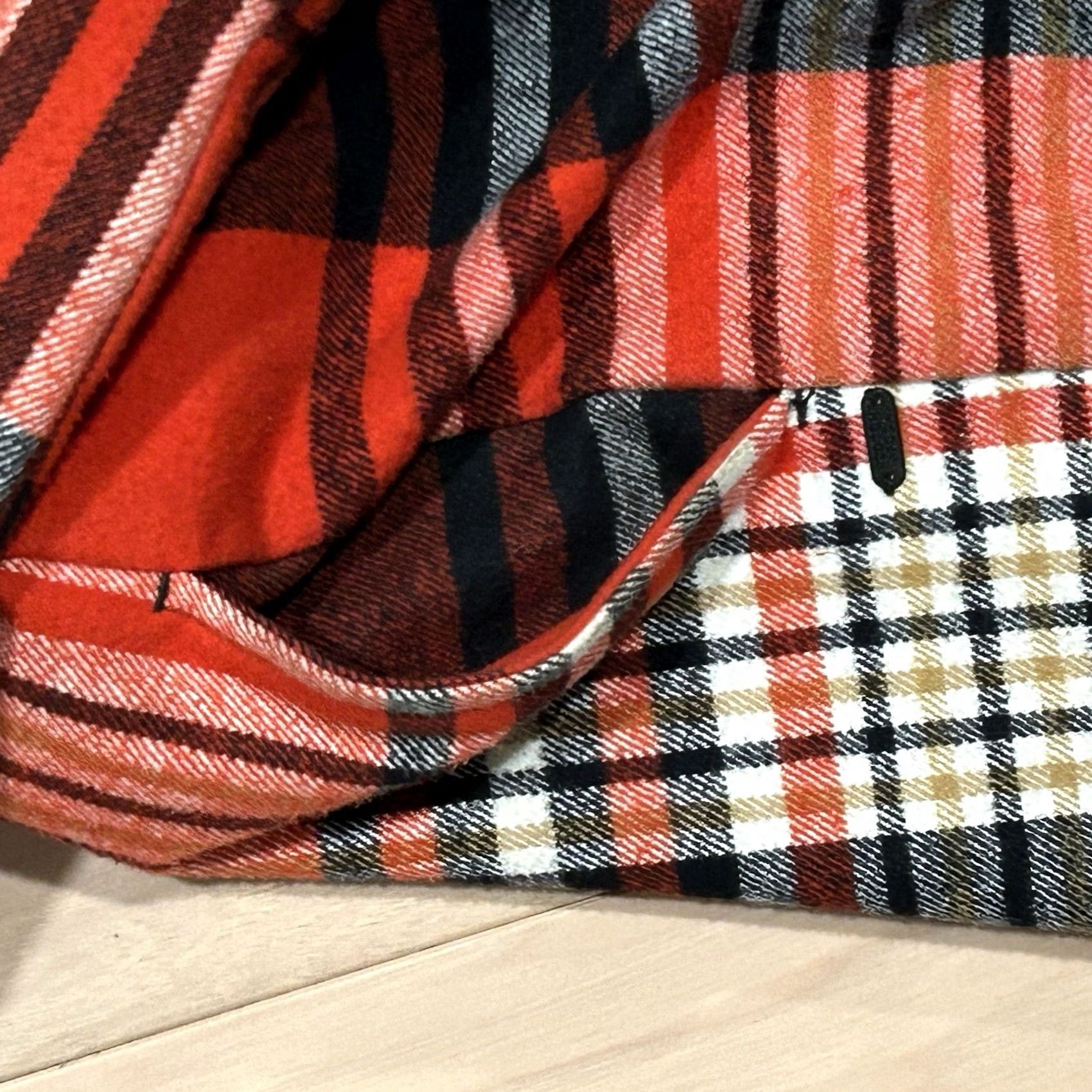 Scotch & Soda Scotch & Soda Shirt Jacket Red Plaid Tartan Long Sleeve Woman's XS Size XS / US 0-2 / IT 36-38 - 4 Thumbnail