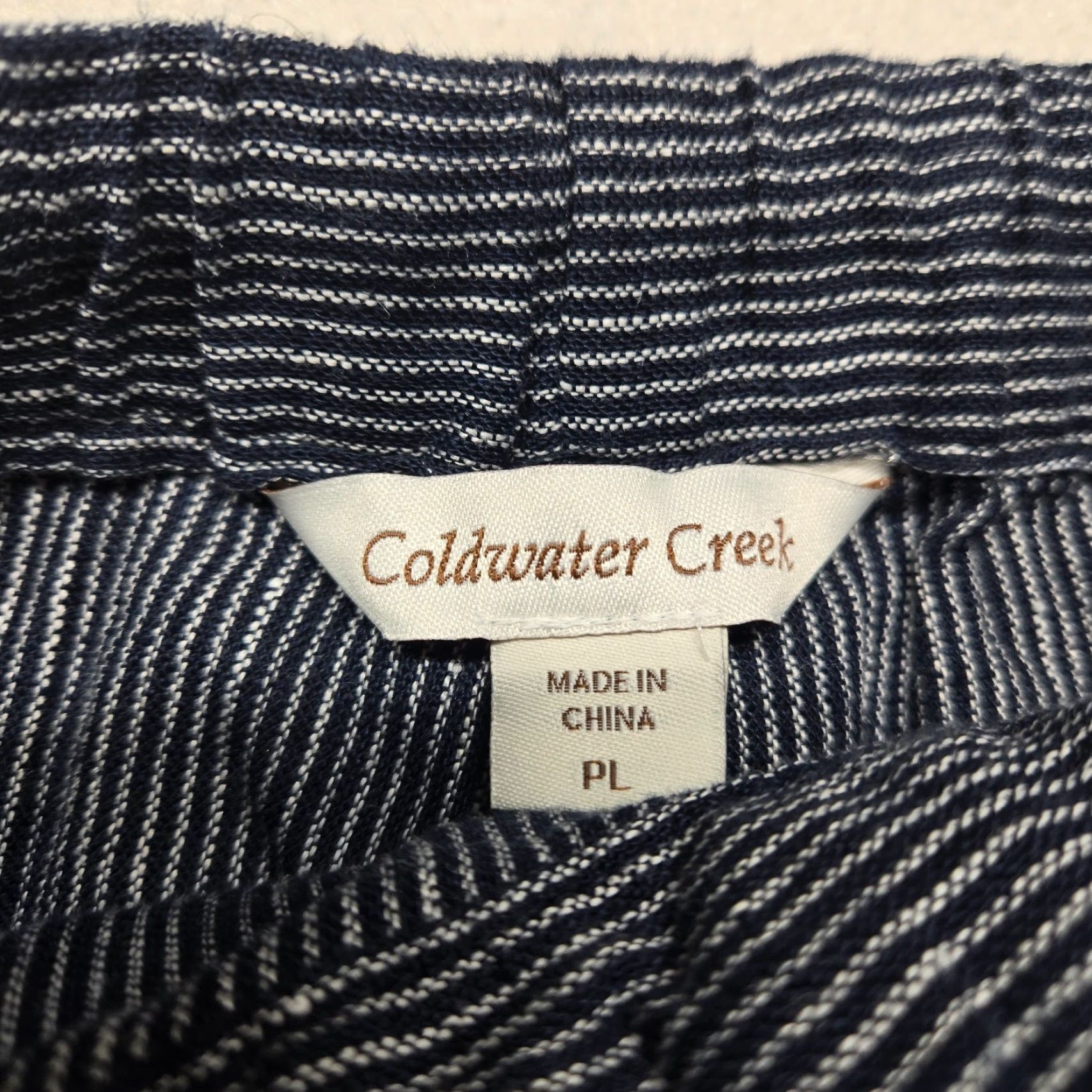 Coldwater Creek Coldwater Creek Pants Cropped Wide-Leg Black Women Adult PL Petite Linen Blend Pockets 90s Bohemian Size 36" / US 14 / IT 50 - 3 Thumbnail