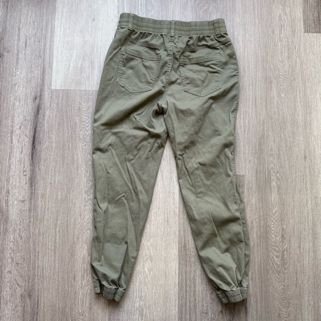 The Unbranded Brand NOBO Green Tapered Trousers with Elastic Waistband Size 30" / US 8 / IT 44 - 2 Thumbnail
