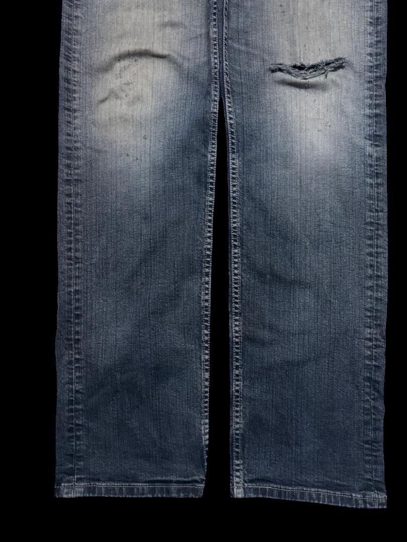 Levi's GRUNGE Vintage Y2K Levi’s Rusty Thrashed Distress Dark Jean Size US 33 - 8 Thumbnail