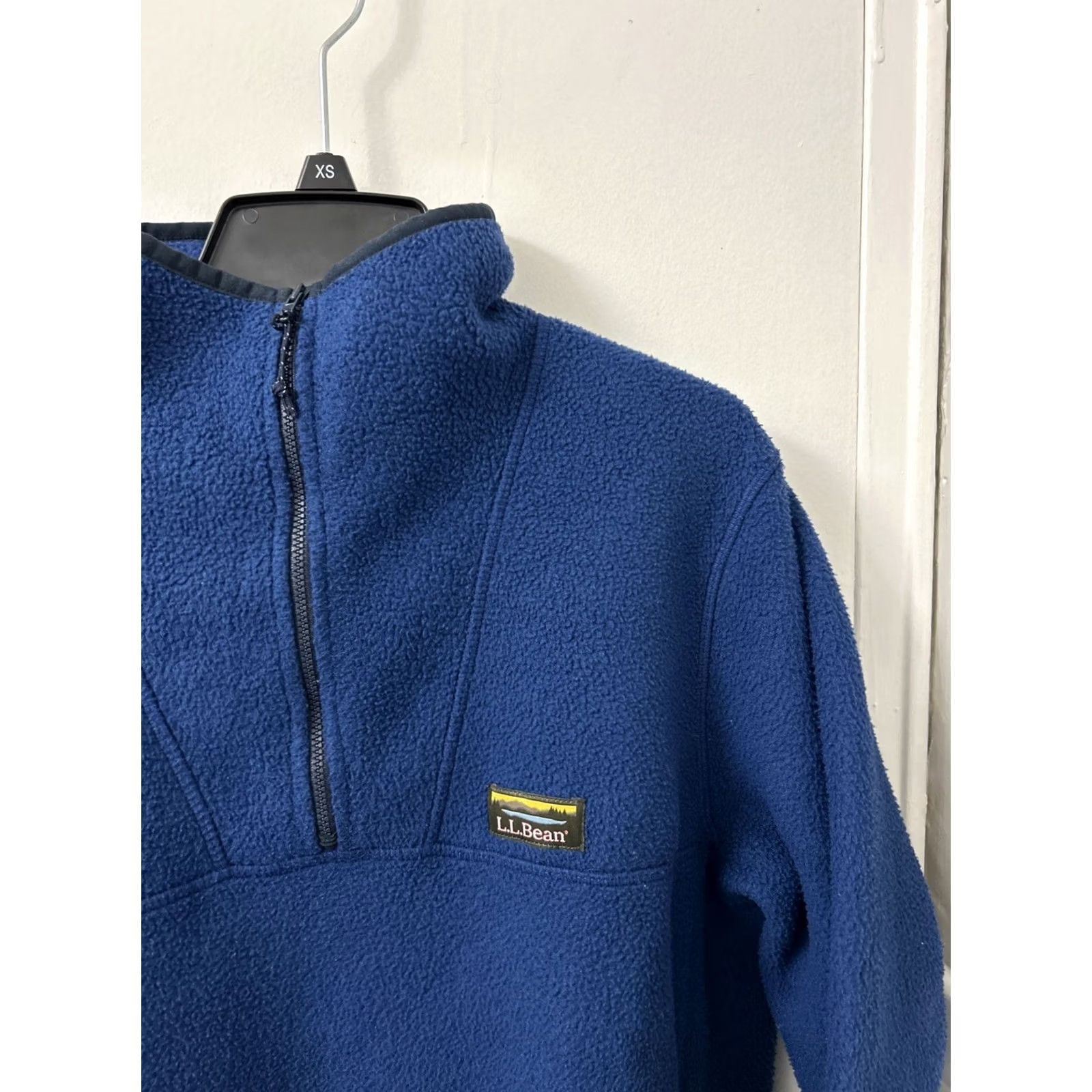 Vintage VINTAGE: No LL Bean Sweater Mens Small Blue Katahdin Fleece Pullover 1/4 Zip Pockets 511605 Size US S / EU 44-46 / 1 - 6 Thumbnail