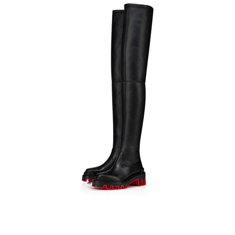 Christian Louboutin oc11z0126 Dune Stretch Botta Alta in Black Size US 6 / IT 36 - 1 Thumbnail