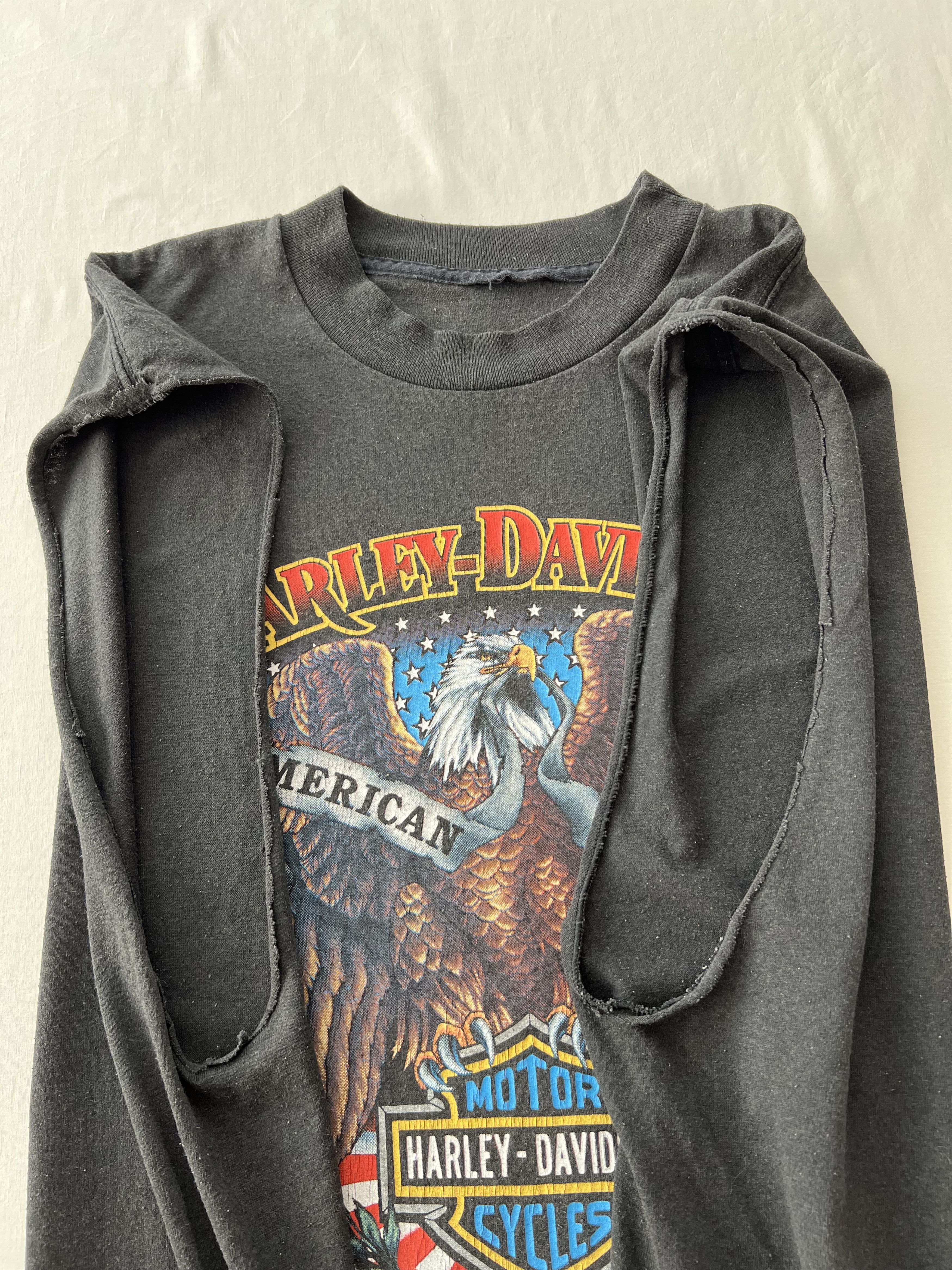Harley Davidson Vintage 1990 3D Emblem Harley Davidson American Legend Eagle Size US XXL / EU 58 / 5 - 10 Thumbnail