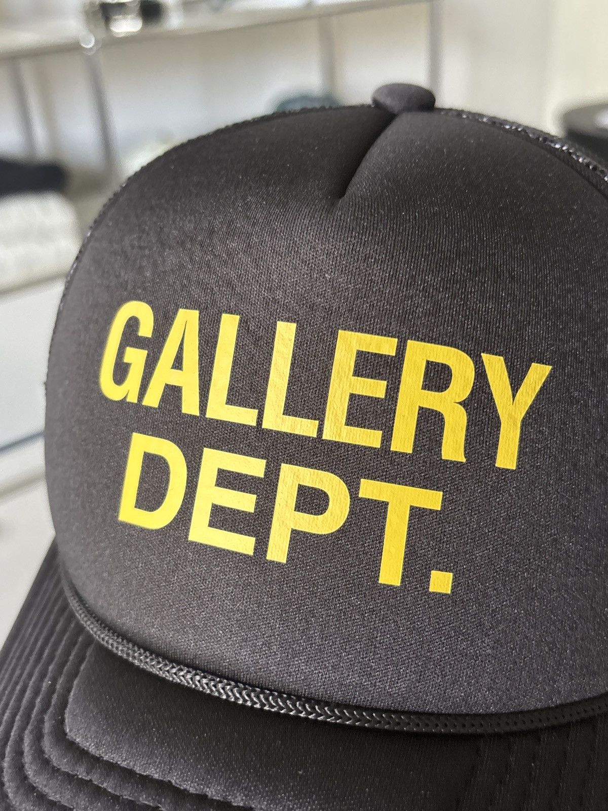 Gallery Dept. GALLERY DEPT BLACK LOGO SNAPBACK HAT Size ONE SIZE - 5 Thumbnail