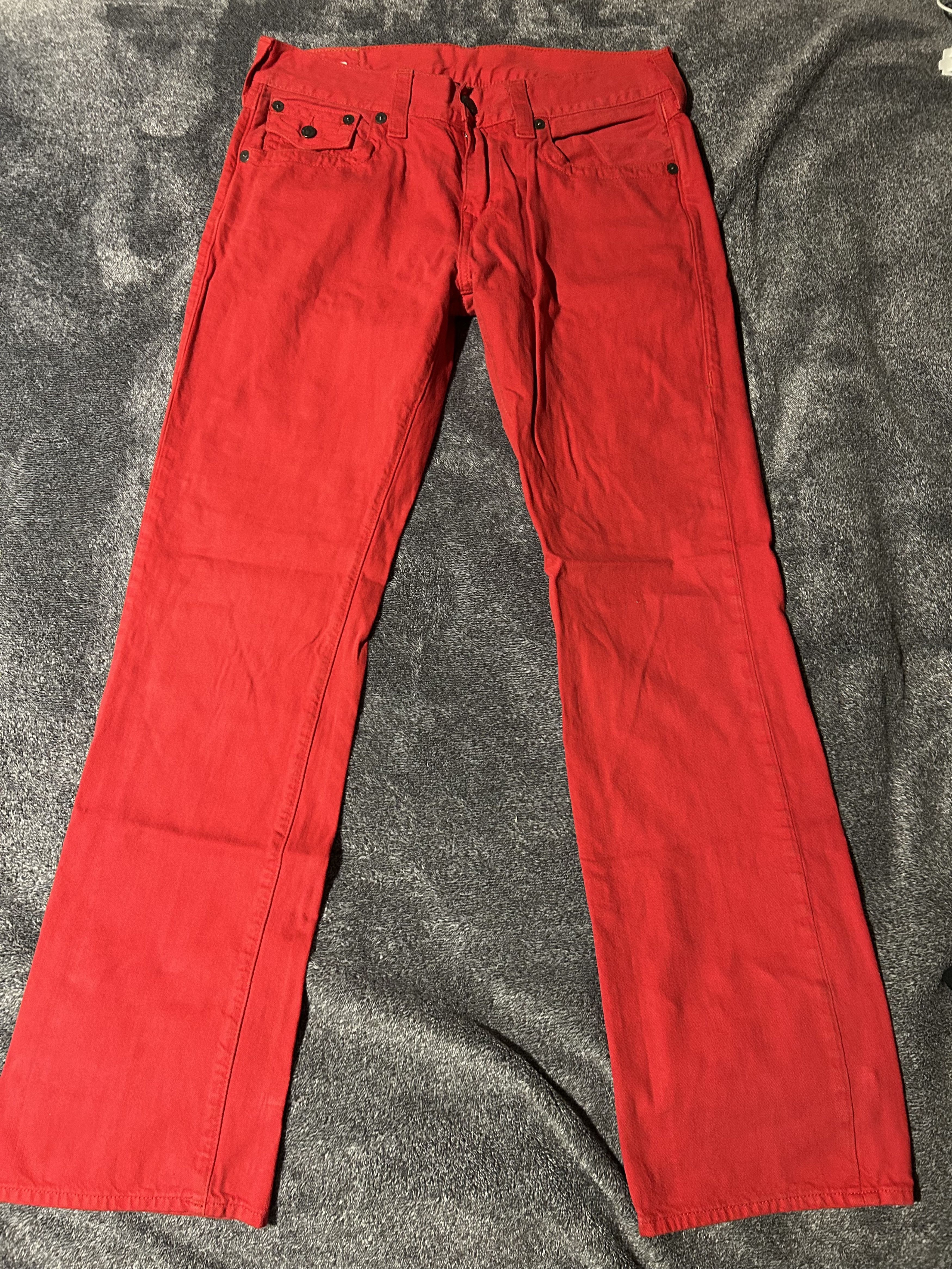 True Religion Red Trye Religion Jeans Size US 32 / EU 48 - 1 Thumbnail