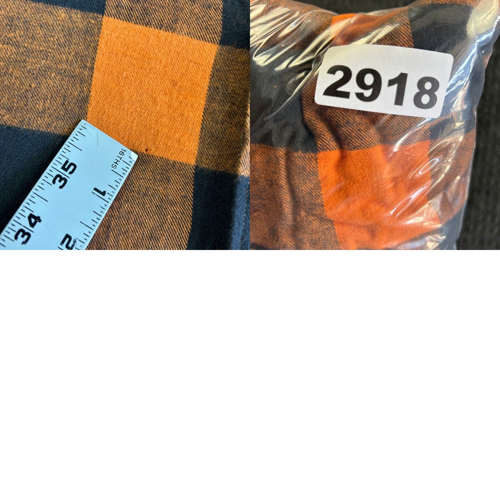 Vintage VINTAGE Cambridge Classics Flannel Shirt Button Down Orange Buffalo Plaid 2XL Men Shirt Size US XXL / EU 58 / 5 - 8 Thumbnail