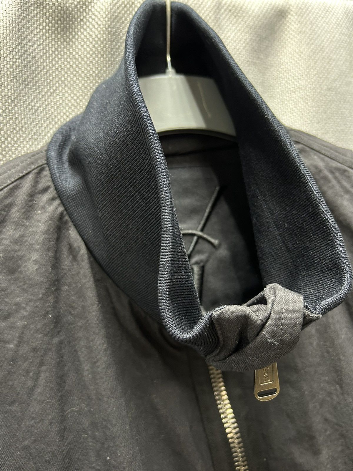 Saint Laurent Paris Vintage YSL Yves Saint Laurent Zip Nylon Bomber Jacket Size US M / EU 48-50 / 2 - 13 Thumbnail