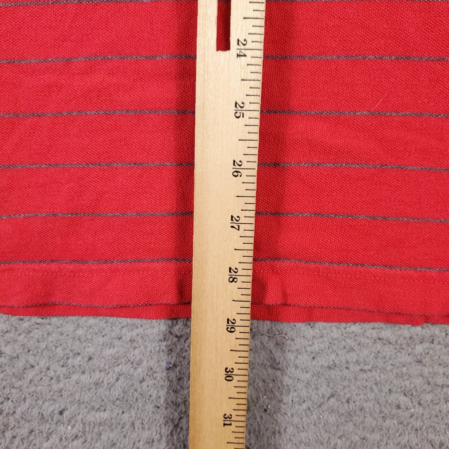 Tommy Hilfiger Tommy Hilfiger Shirt Men XL Red Striped Short Sleeve Polo Casual Size US XL / EU 56 / 4 - 7 Thumbnail