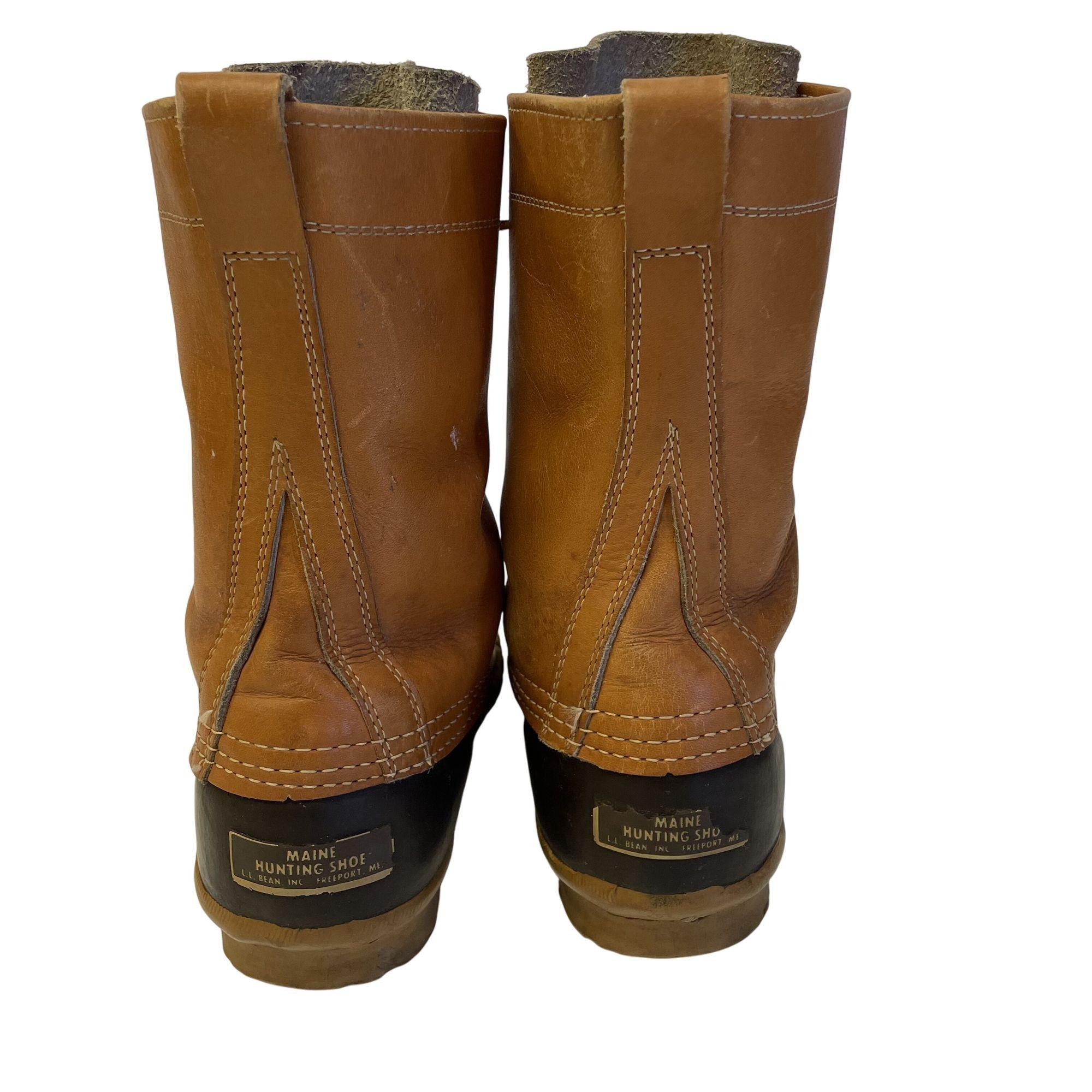 L.L. Bean Vtg LL BEAN Duck Boots Leather Maine Hunting Shoes 8 Size US 8 / EU 41 - 5 Thumbnail