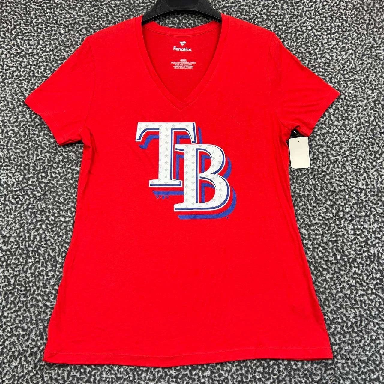 Other Tampa Bay Rays Shirt Women Fanatics Short Sleeve V-Neck M Size M / US 6-8 / IT 42-44 - 1 Thumbnail