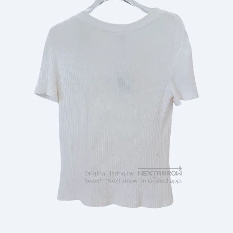 Chanel Chanel White anchor riveted round-neck short-sleeved knitt Size XXS / US 00 / IT 34 - 2 Thumbnail