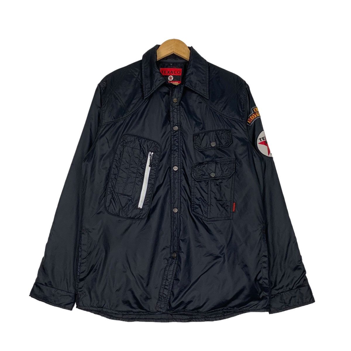 Japanese Brand TEXACO Motorcycle Multipocket Button Jacket #0963-C43 Size US L / EU 52-54 / 3 - 1 Thumbnail