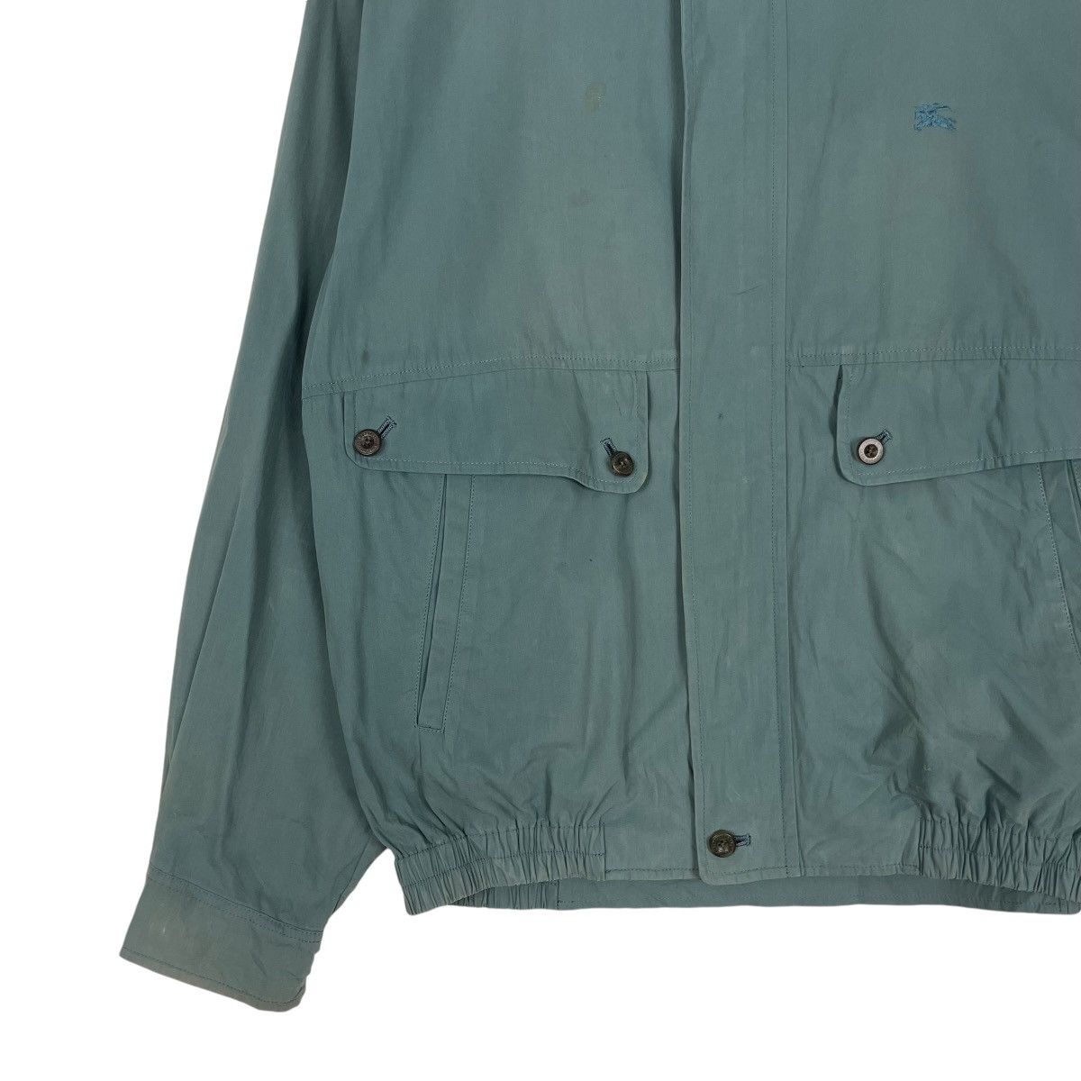 Burberry × Vintage 💥90s BURBERRYS LIGHT BOMBER HUNTING JACKET Size US M / EU 48-50 / 2 - 3 Thumbnail
