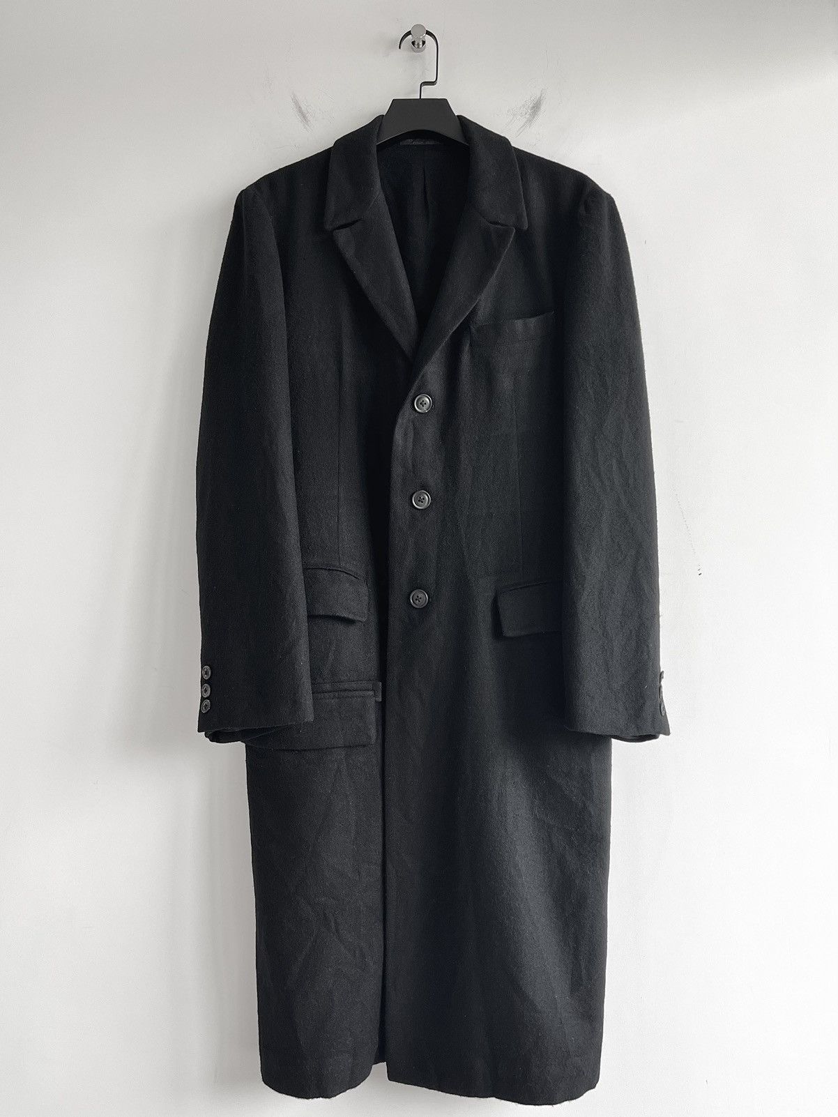Yohji Yamamoto REGULATION Wrinkled Flannel Doctor JKT Dr.JKT