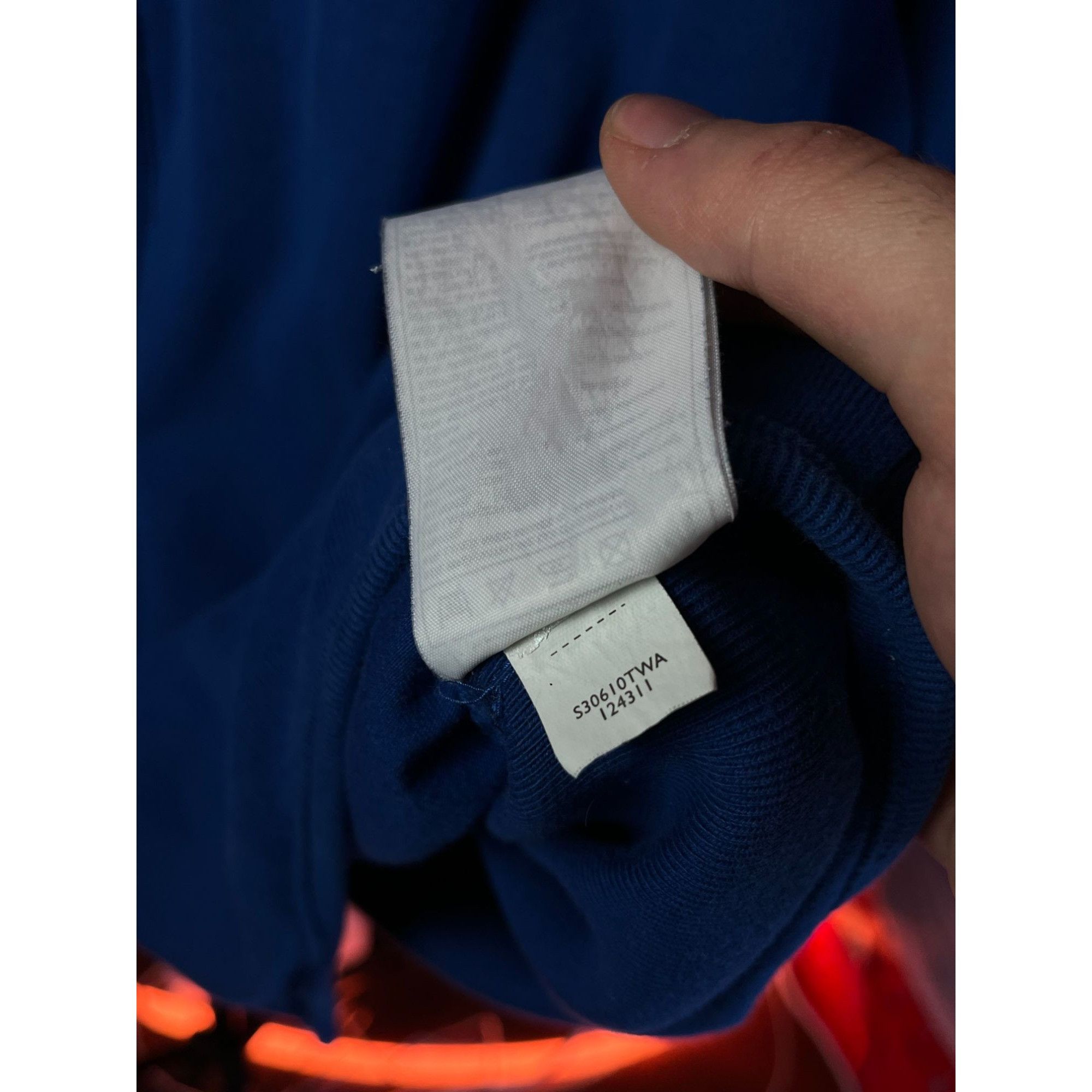 Nike × Vintage Nike 90s Vintage Blue Zip Track Jacket Size US XXL / EU 58 / 5 - 7 Thumbnail