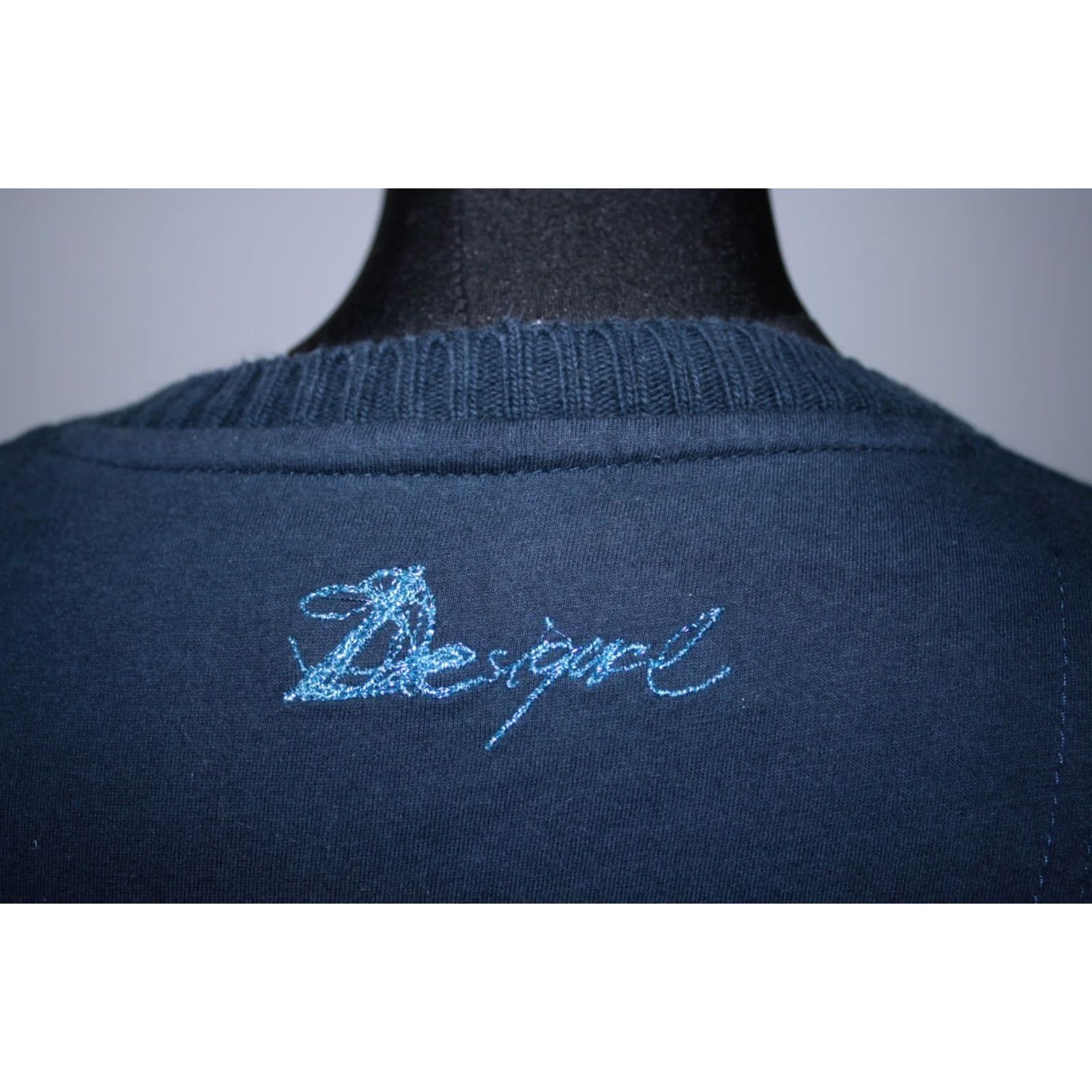 Desigual Desigual Jumper Pullover Womens L Multicoloured Round Neck Knit Shirt/Pullover Size L / US 10 / IT 46 - 2 Thumbnail