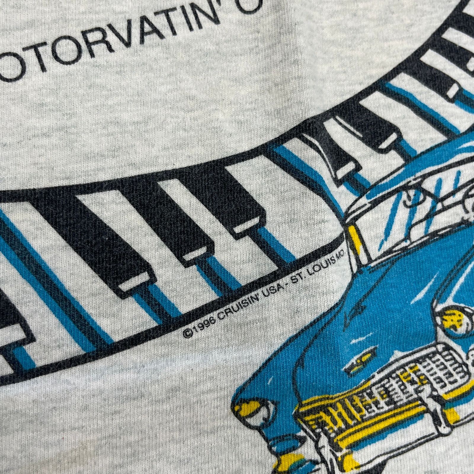 Vintage Vintage 1996 Beach Boys Cruisin Back To The 50's Tee XXL Size US XXL / EU 58 / 5 - 4 Thumbnail