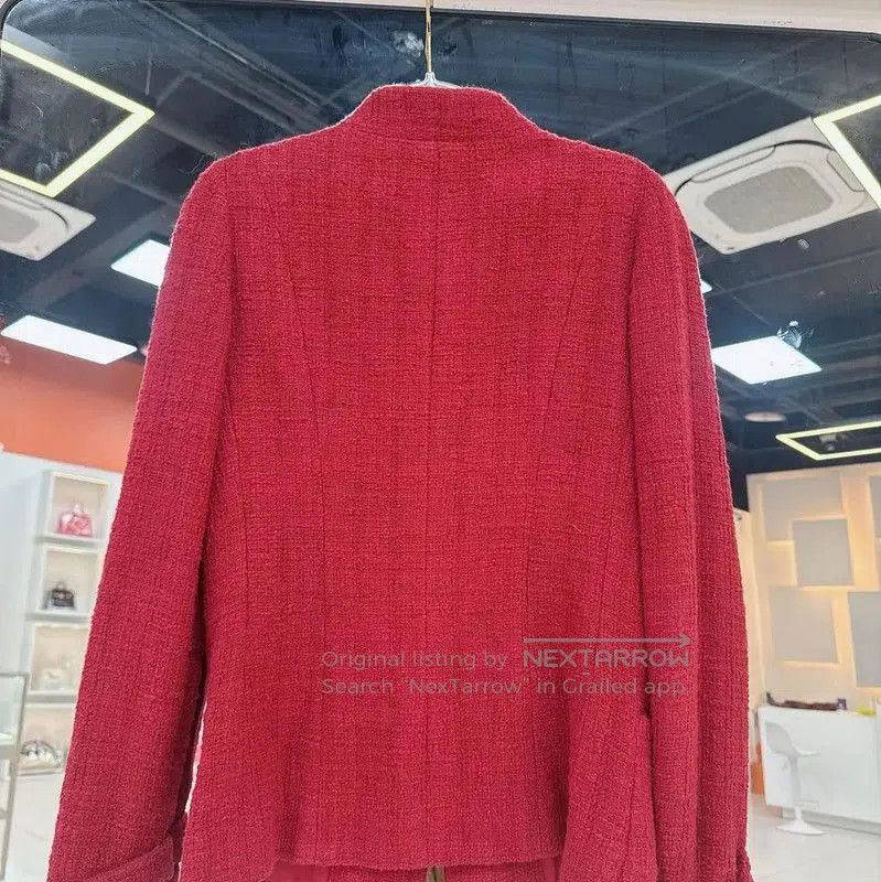 Chanel Chanel Red Silk Cardigan for Women . Size S / US 4 / IT 40 - 2 Thumbnail