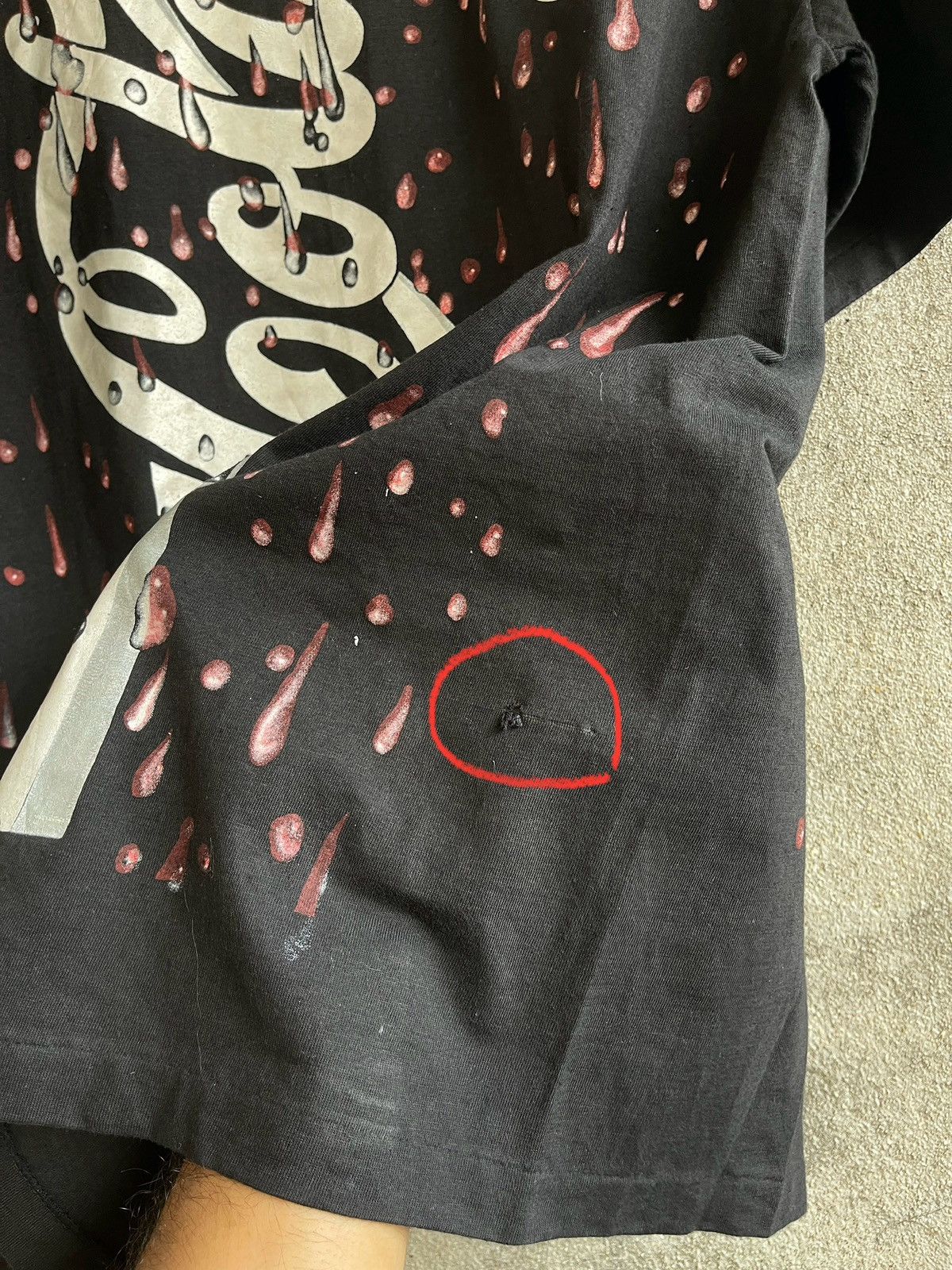 Coca Cola Vintage 90s Thrashed🔥COCA COLA✖️WOODSTOCK🔥AOP Distressed Tee Size US L / EU 52-54 / 3 - 13 Thumbnail