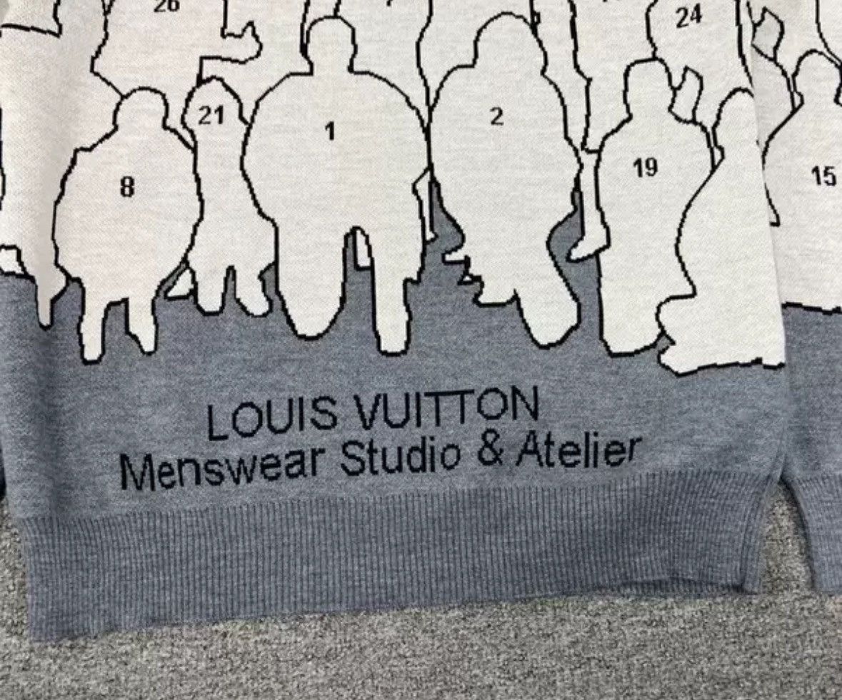 Louis Vuitton Louis Vuitton portrait sweater Size US L / EU 52-54 / 3 - 4 Thumbnail