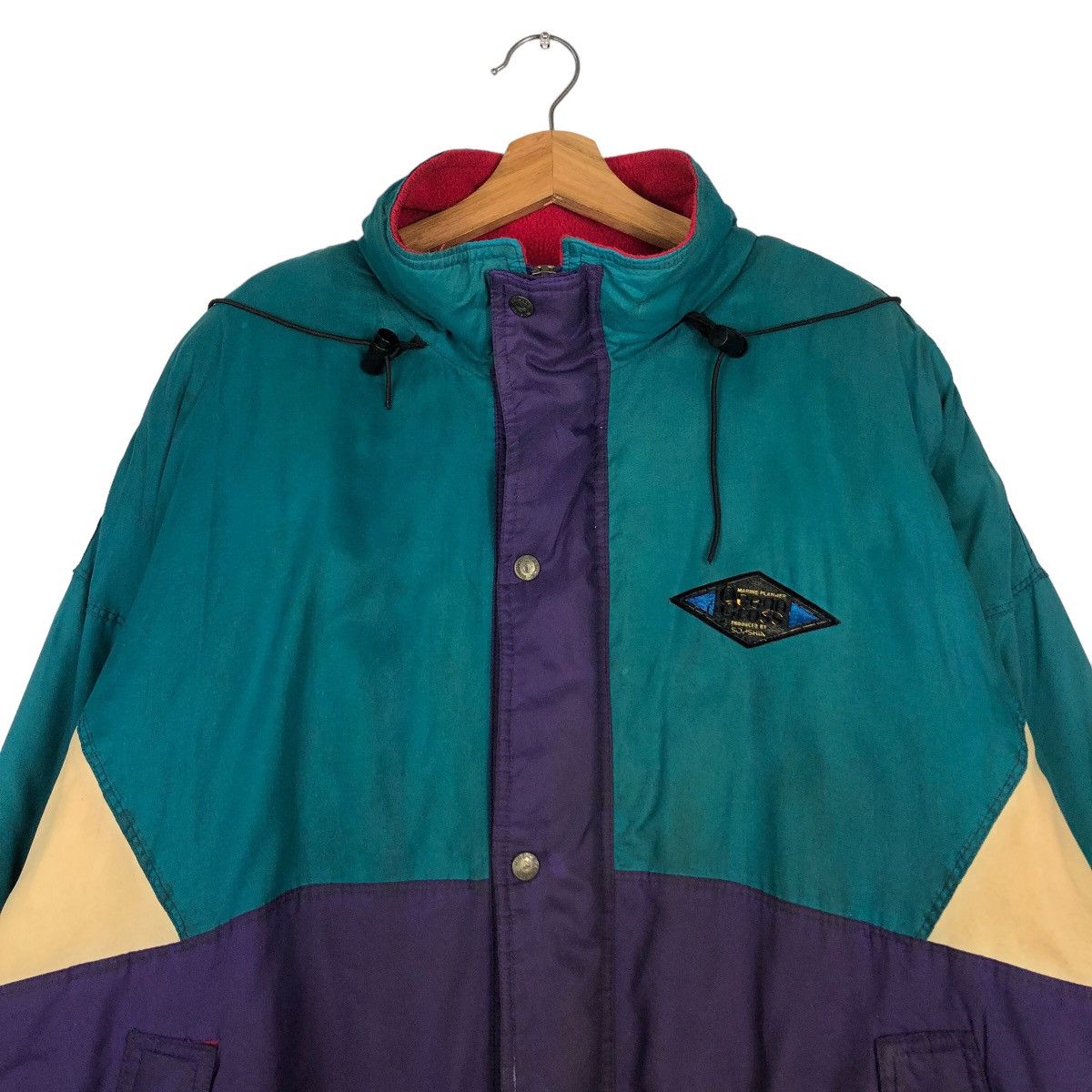Japanese Brand 🔥Multi Colour Biker Jacket Sohshin Parachute Cargo Pockets Size US L / EU 52-54 / 3 - 3 Thumbnail