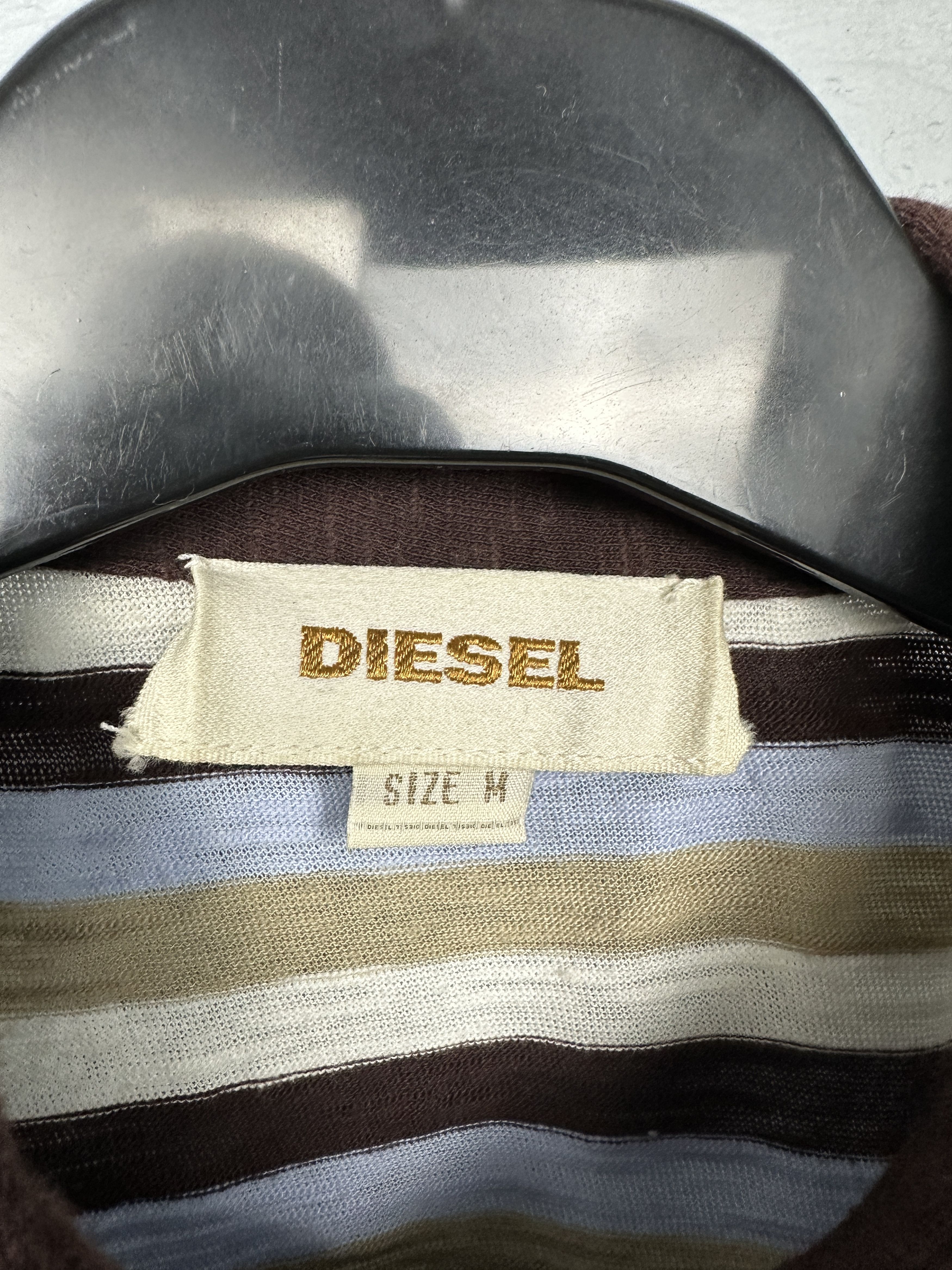 Diesel Diesel Mens Striped Polo Shirt Size US M / EU 48-50 / 2 - 4 Thumbnail