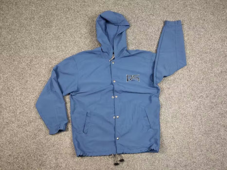 Quiksilver Vintage 90's Quiksilver Saltwater Light Blue big Logo Jacket Size US S / EU 44-46 / 1 - 3 Thumbnail
