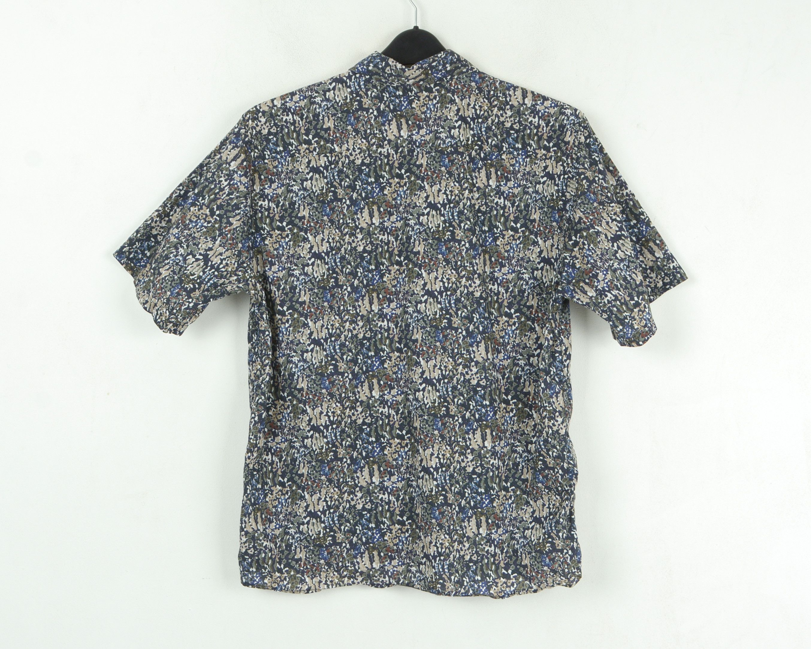 Liberty Carsten Shirt Mens S Ivy Green Liberty Print Short Sleeve Size US S / EU 44-46 / 1 - 3 Thumbnail