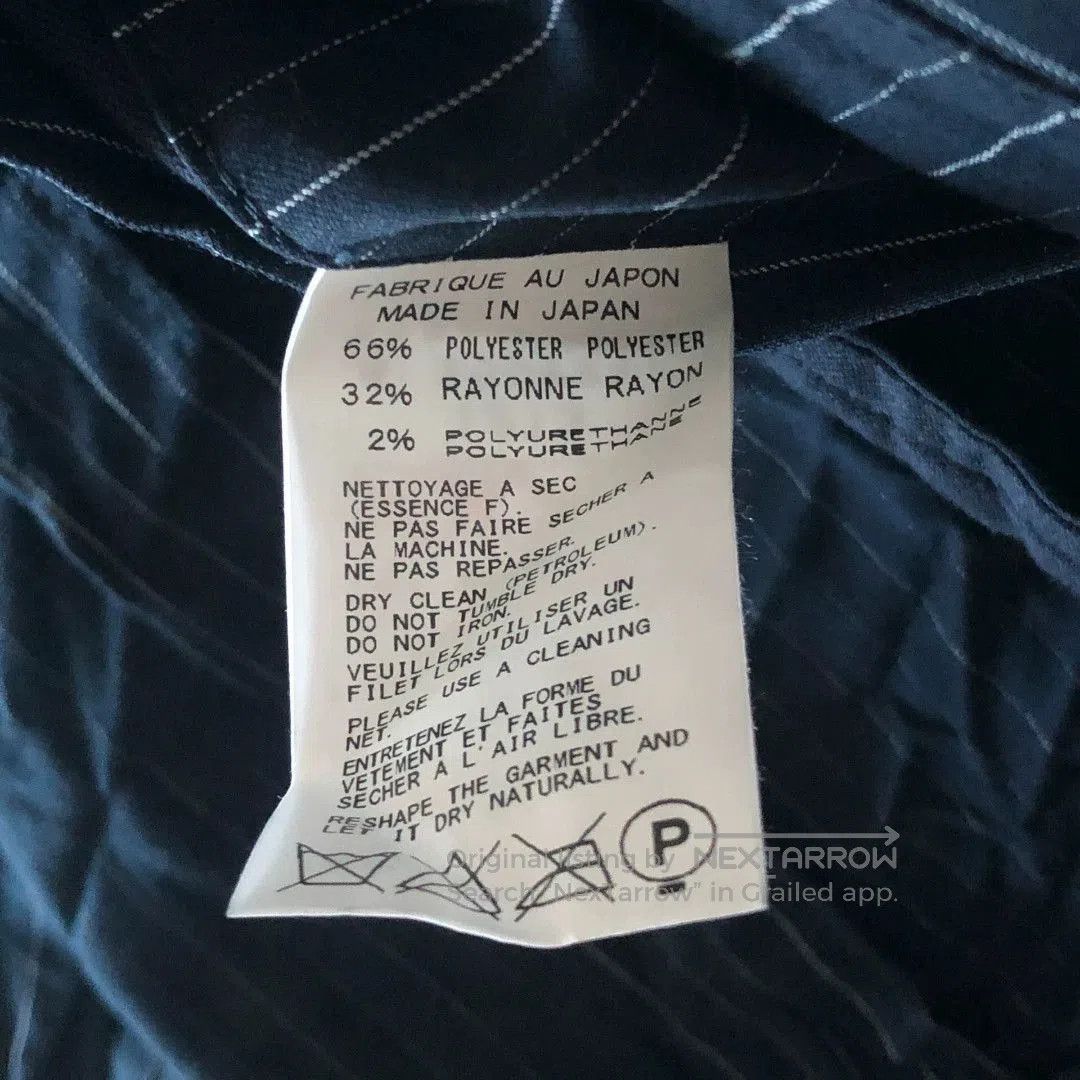 Yohji Yamamoto yohji yamamoto striped wrinkled suit jacket. Size US M / EU 48-50 / 2 - 5 Thumbnail