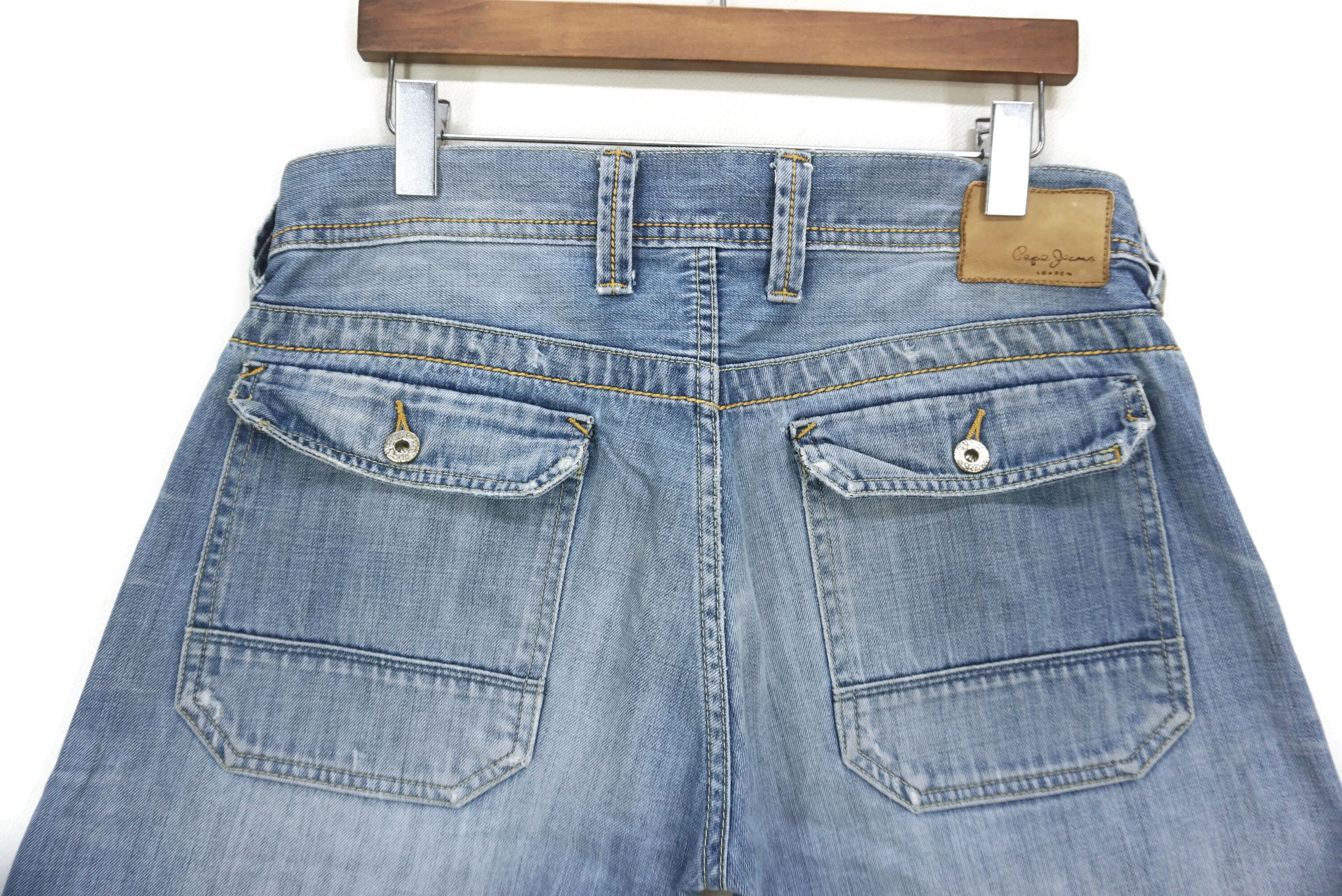 Pepe Jeans Holborn Jeans Size 33 fist W34xL34 Low Rise Regular Fit Size US 33 - 8 Thumbnail