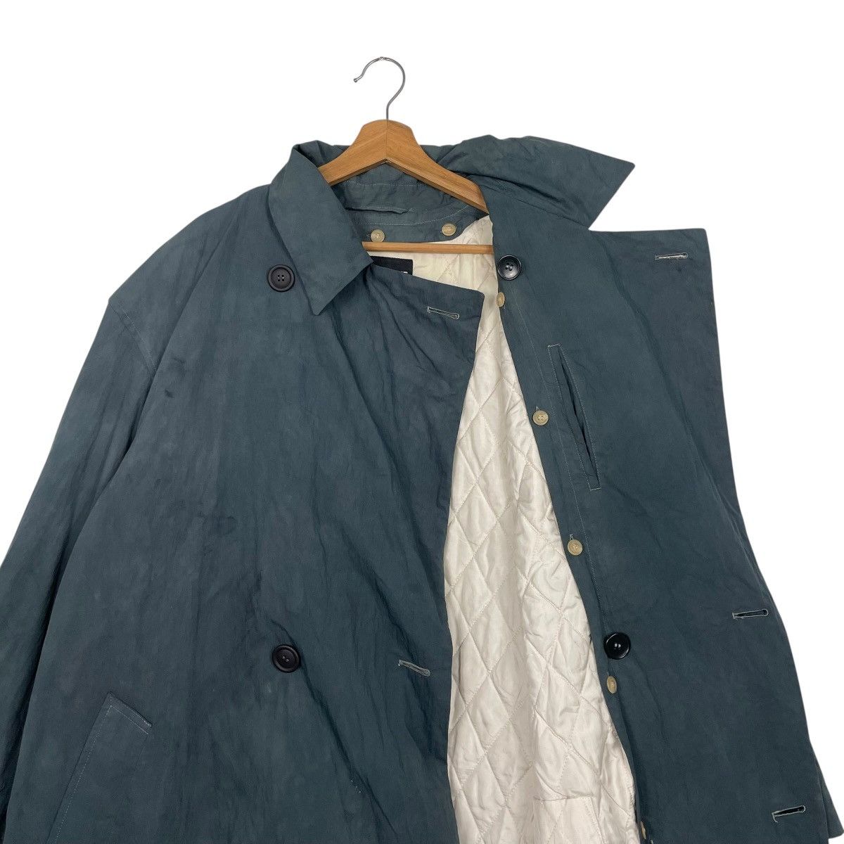 Issey Miyake Issey Miyake Double Breasted Overcoat Size US M / EU 48-50 / 2 - 11 Thumbnail