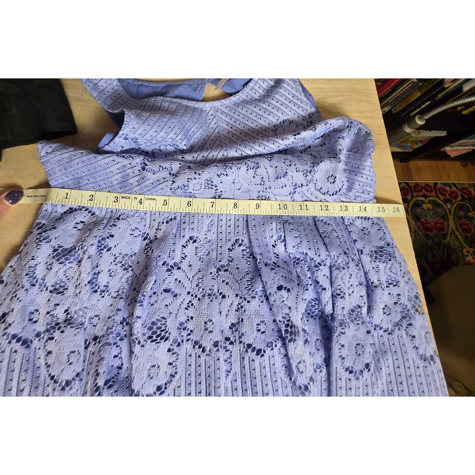 Free People Free People Rocco Lace Open Back Fit Flare Mini Lavender 4 Size S / US 4 / IT 40 - 6 Thumbnail
