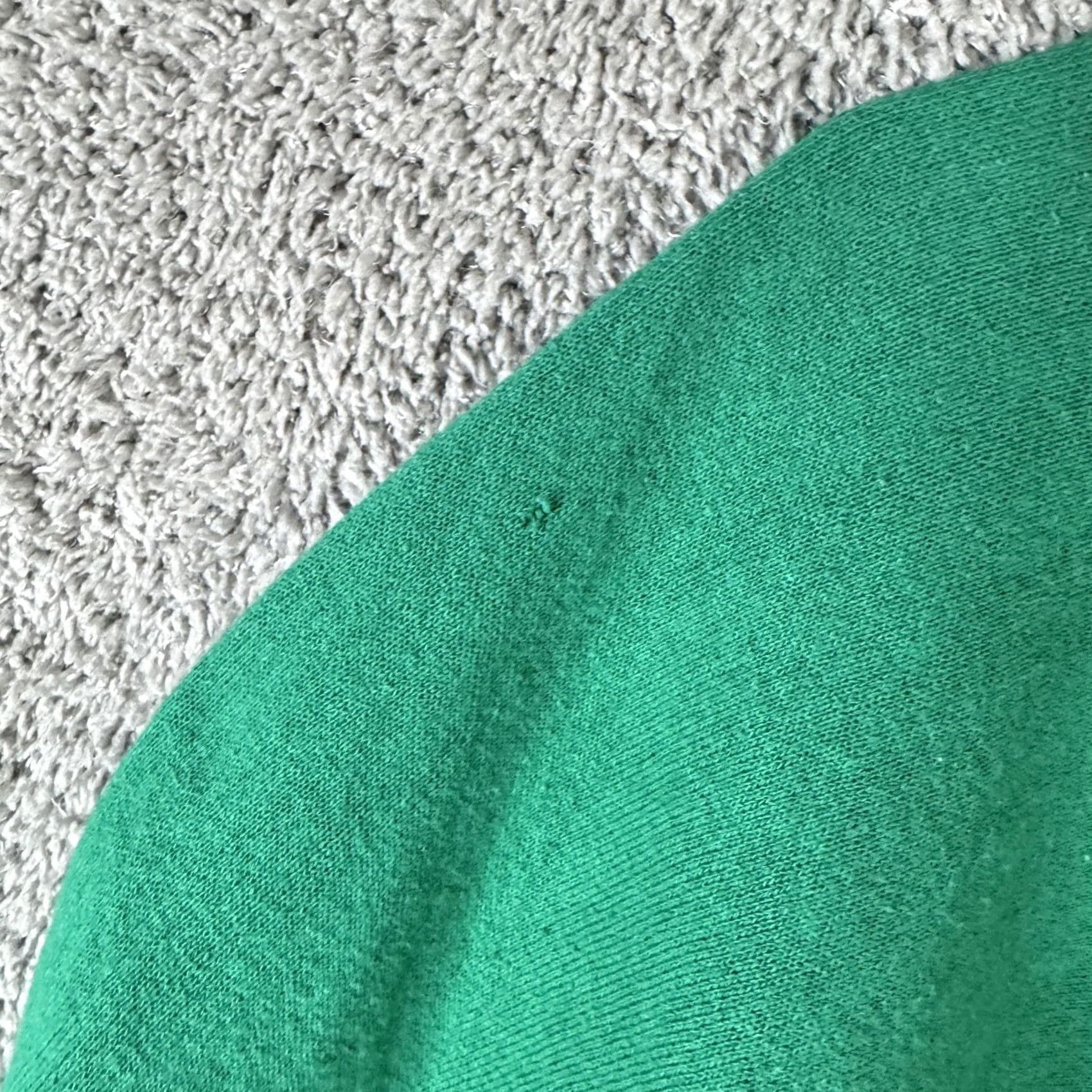 Vintage Solid Basic Sweatshirt Mens XL Green Fleece Crewneck Pullover Raglan USA Made Size US XL / EU 56 / 4 - 7 Thumbnail