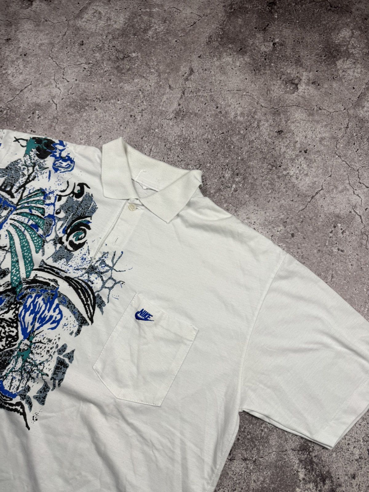 Nike Vintage Nike Challenge Court style Polo Y2K Streetwear Jpn Size US XL / EU 56 / 4 - 3 Thumbnail