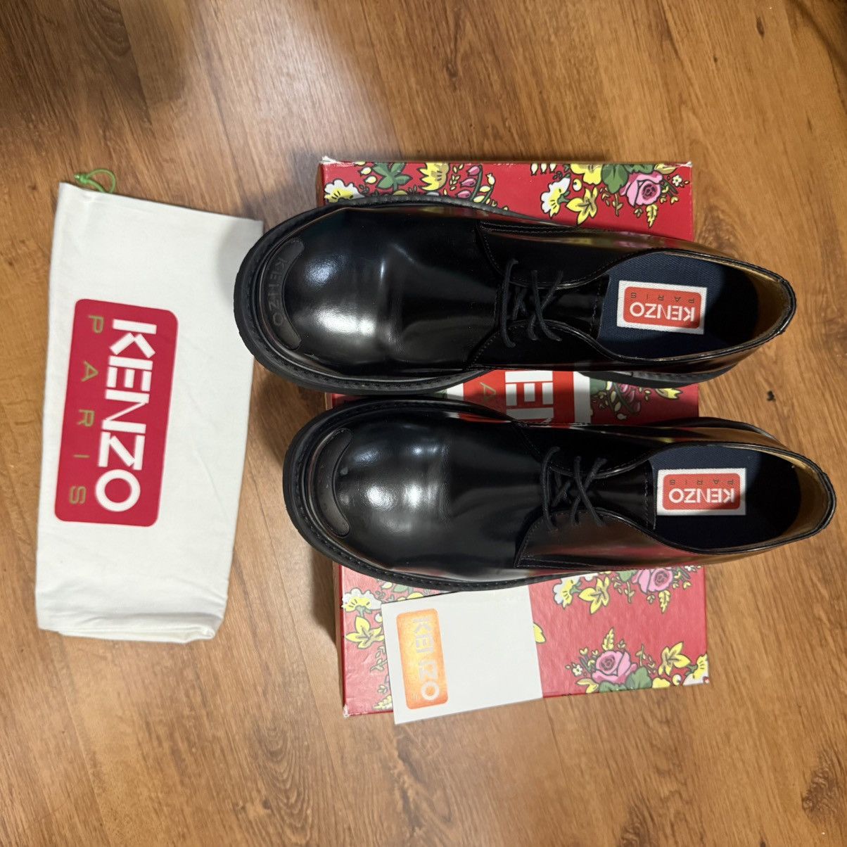 Kenzosmile Derby Derbies in Black, Men's (Size 11) — image 5 of 6