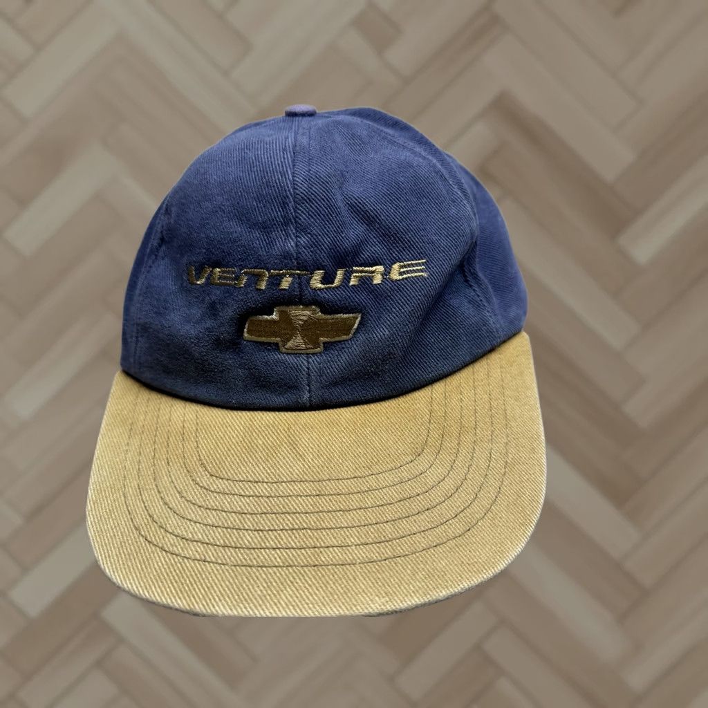 Vintage Swingster Vintage Chevy Venture Snapback Hat Baseball Cap Twill Blue Adjustable Mens One Size Hats Size ONE SIZE - 1 Thumbnail