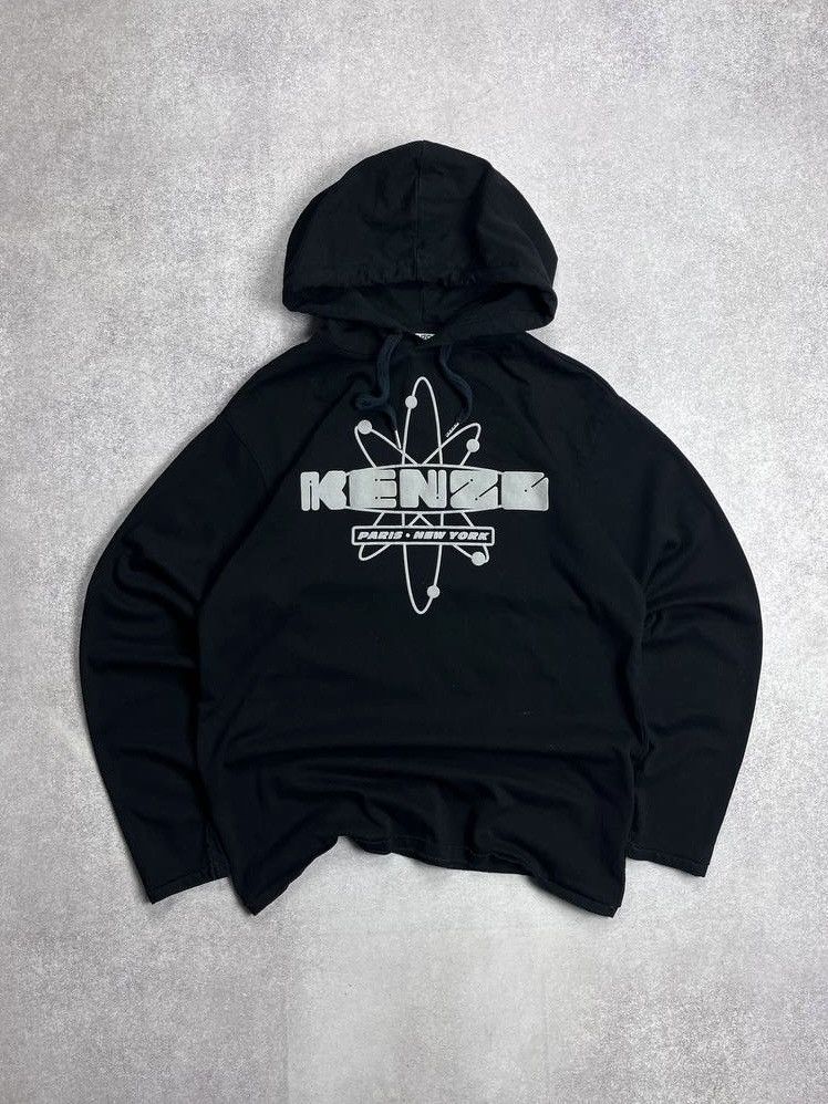 Vintage Kenzo Paris New York Hoodie Y2K S