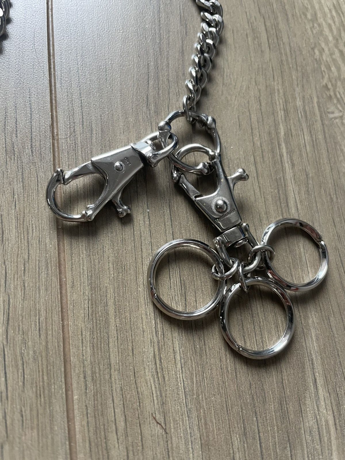 Takahiromiyashita The Soloist. Bone Shaped ring loop chain Size ONE SIZE - 3 Thumbnail