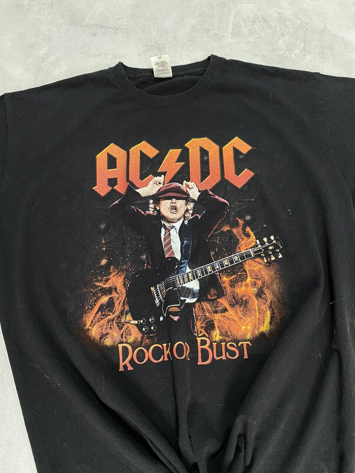 AC/DC 🖤 Tour T Shirt Tee AC/DC Higway To Europe Size US L / EU 52-54 / 3 - 2 Thumbnail