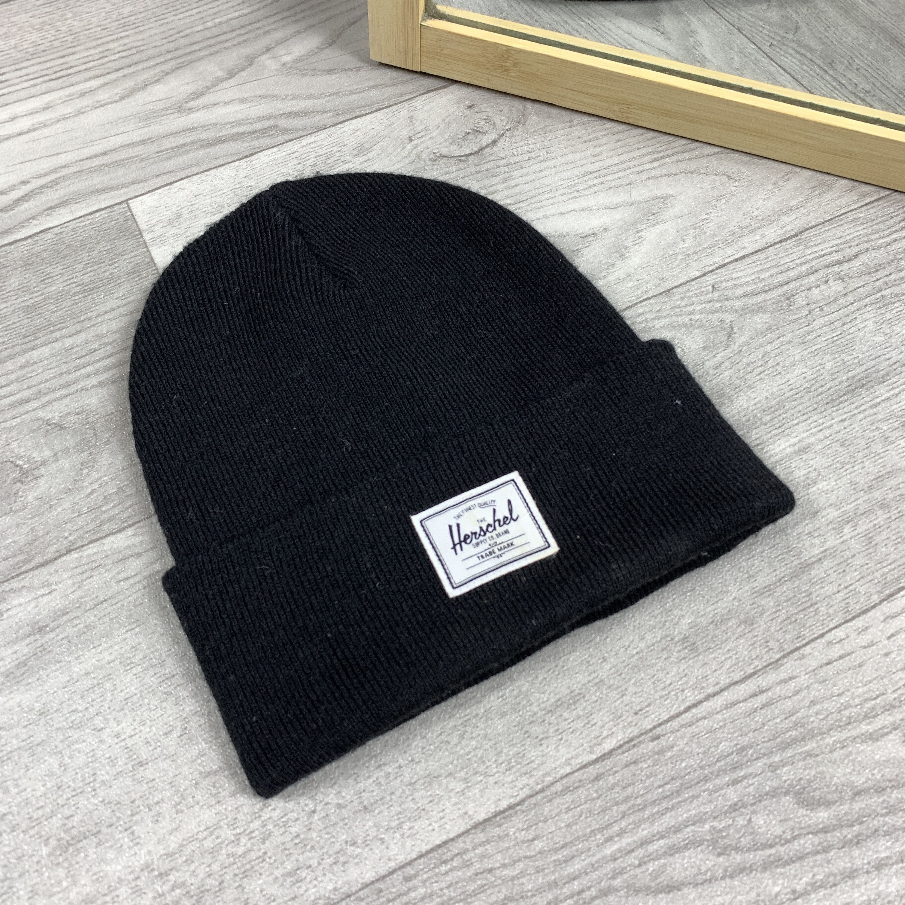 Herschel Supply Co. Vintage Herschel Supply Co. Icon Black Beanie Winter Hat Cap Size ONE SIZE - 3 Thumbnail