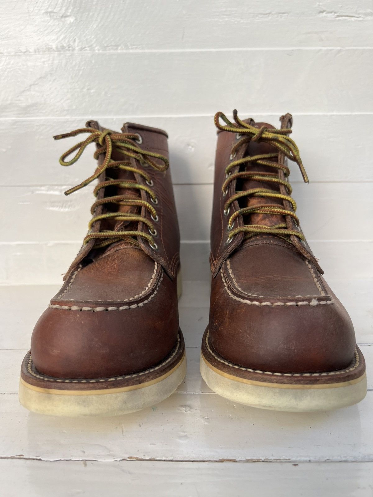 Japanese Brand Alternative Country DAY WALKER Brown leather Men’s Boots Size US 8 / EU 41 - 5 Thumbnail